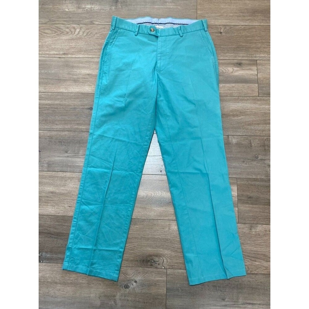 Peter Millar Crown Sport Soft Touch Mens 32x30 Mint Green Stretch Preppy Golf - Picture 1 of 9